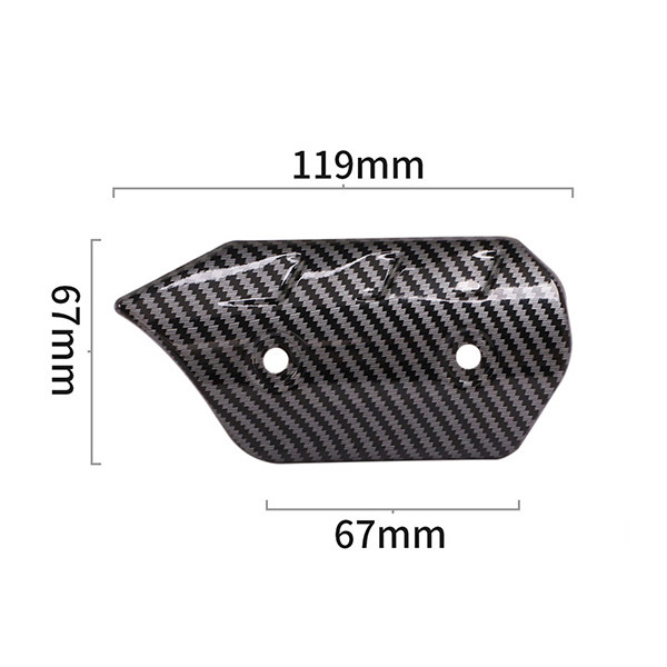 Steel Motorcycle Exhaust Pipe Heat Shield Cover